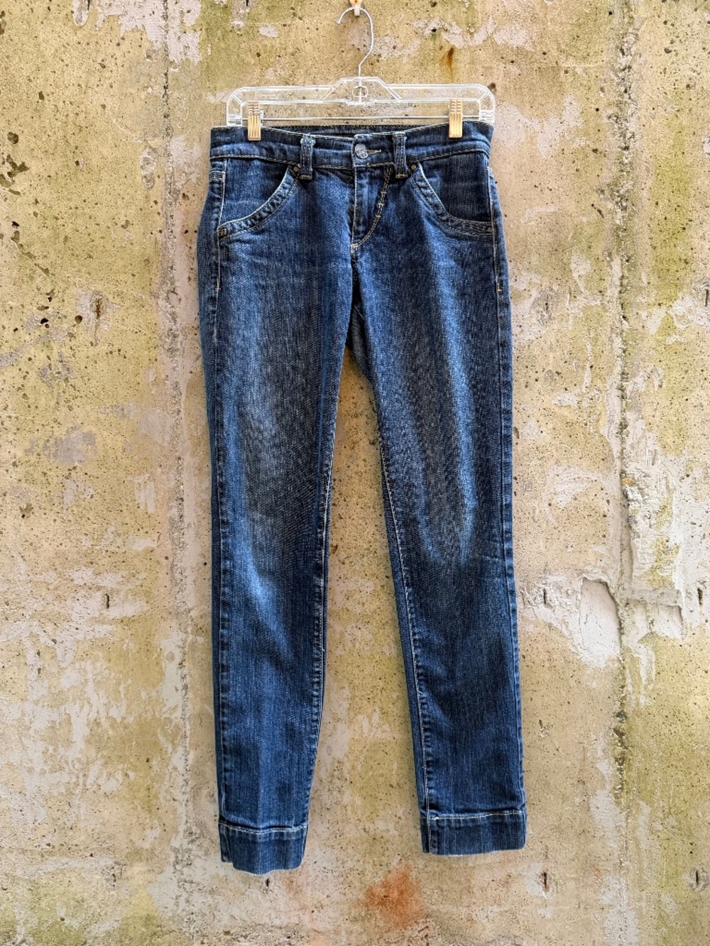 Miss Sixty High Binky Vintage Jeans Y2K Medium Wash Blue Denim, 28